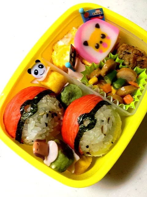 Snapdishの料理写真:ポケモン弁当|masamiさん