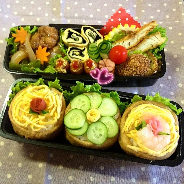 変わりお稲荷ちゃんお弁当☆|さゆさん