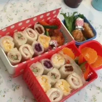 くるくるサンドイッチ弁当|yorikoさん