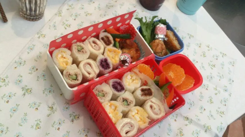 くるくるサンドイッチ弁当|yorikoさん