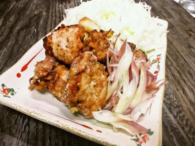 Snapdishの料理写真:鮭白子竜田揚げ|ezoisoさん