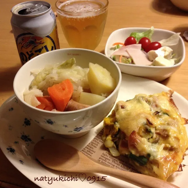 Snapdishの料理写真:夕飯♡|なちゅきちさん