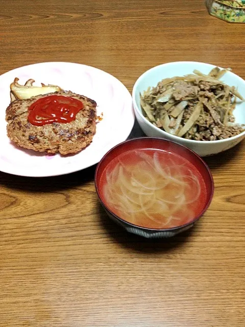 ハンバーグとオニオンスープ|定由雅之さん