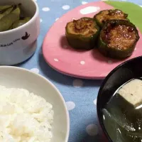 豆腐の肉詰めピーマン風|あんこさん