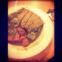 Japanese curry with Tonkutsu|LaDiizKaTareさん