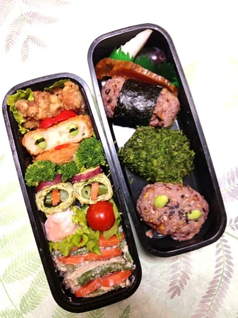 Snapdishの料理写真:主人ダイエット弁当|さかぽんさん