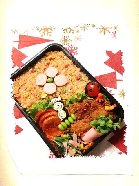 チャーハン＆ヒレカツ弁当|まさまささん