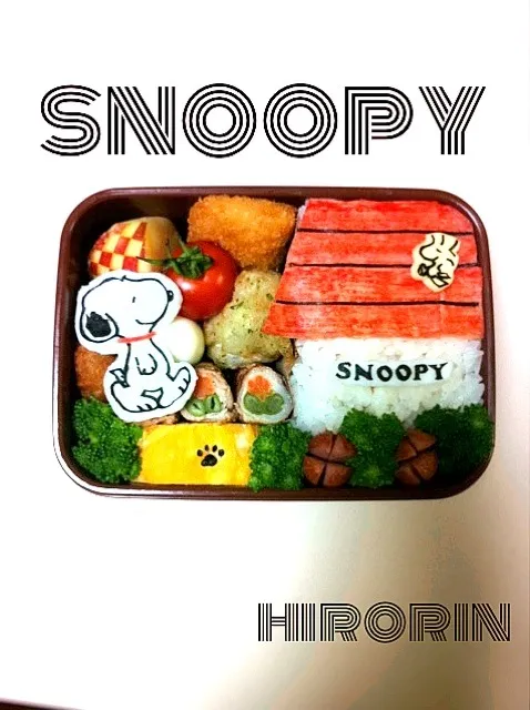 Snapdishの料理写真:SNOOPY弁当|ひろりんさん