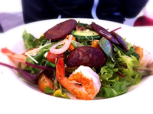 prawn & chorizo salad|willzさん