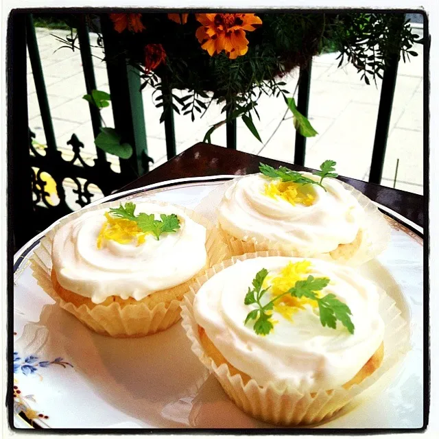 Lemon Creamcheese Cupcakes♬|Kiyomi 🎶さん