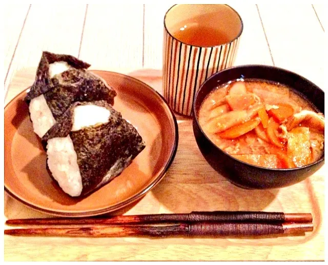 豚汁定食|ごとうあきこさん