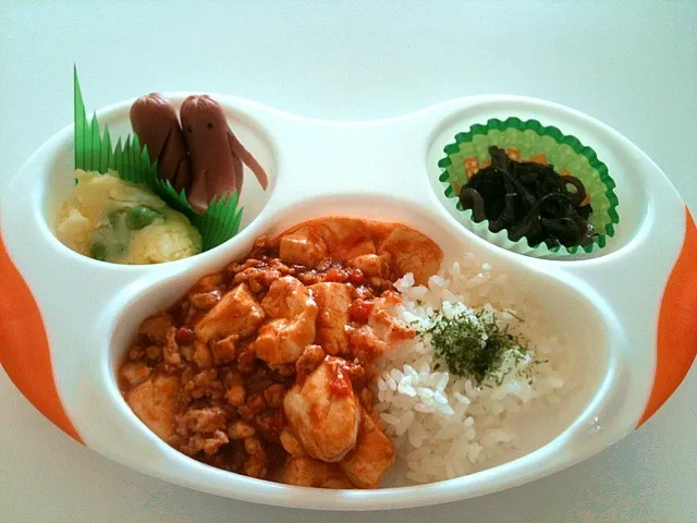 Kid's Mapo doufu lunch|keikeilimさん