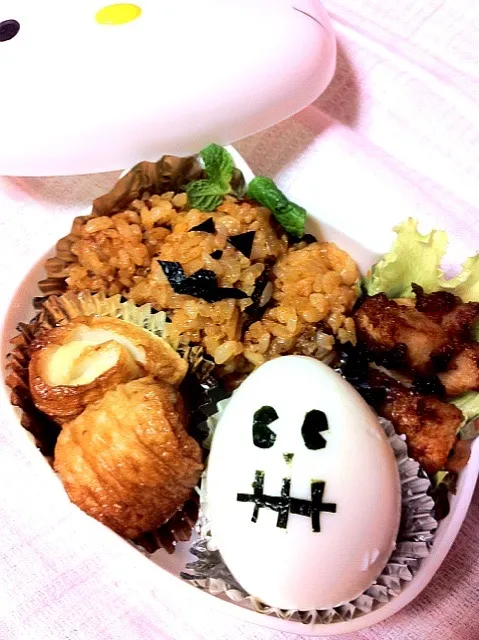 ハロウィンおばけ弁当|朧さん