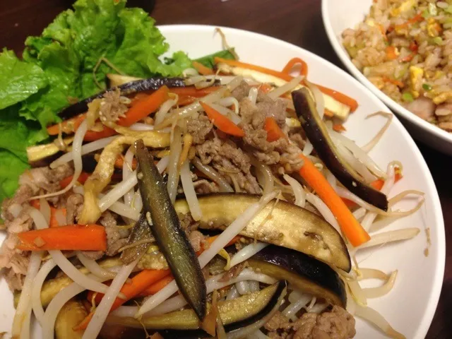 生姜醤油の肉野菜炒め|さえぽんさん