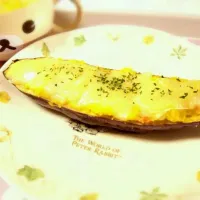 Snapdishの料理写真:さつまいもグラタン(ฅ'ω'ฅ)|ゆききさん