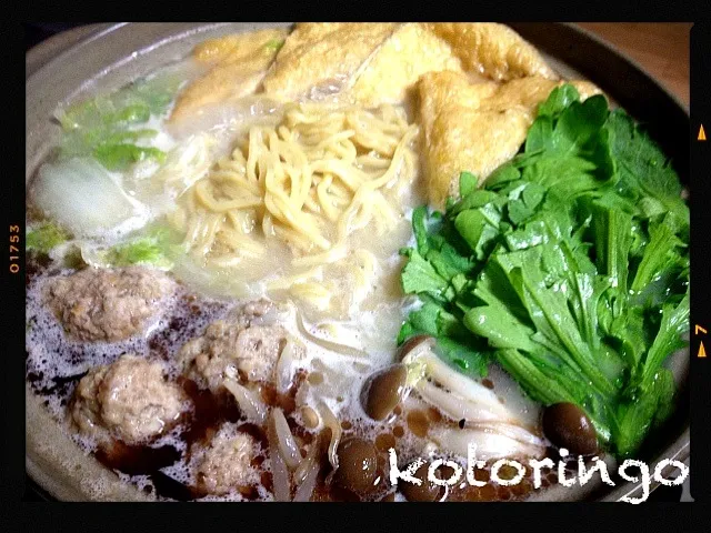 永谷園 煮込みラーメン とんこつ味 完成形🍲|コトさん