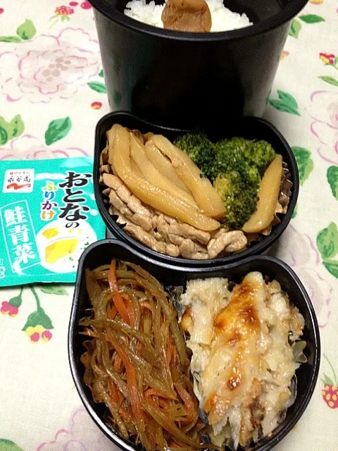 高３男子の本日のお弁当。私の担当は、鯖の塩麹漬け焼き。 #お弁当 #弁当|Takashi H.さん