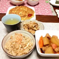 きのこの混ぜ御飯、大根と鶏肉の煮物|ごとさん