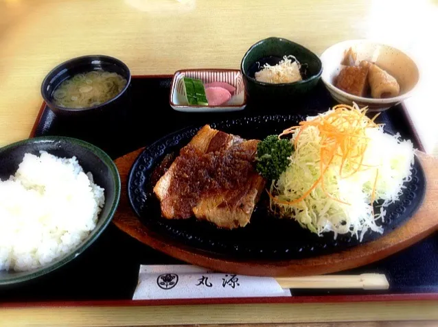 豚バラステーキ定食|mai(♡˙︶˙♡)さん