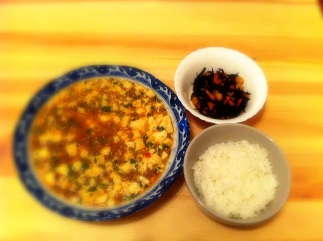 作りすぎた麻婆豆腐＆ひじき煮|ももさん