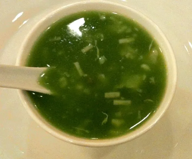 Spinach sea food soup|Mariano Ngさん