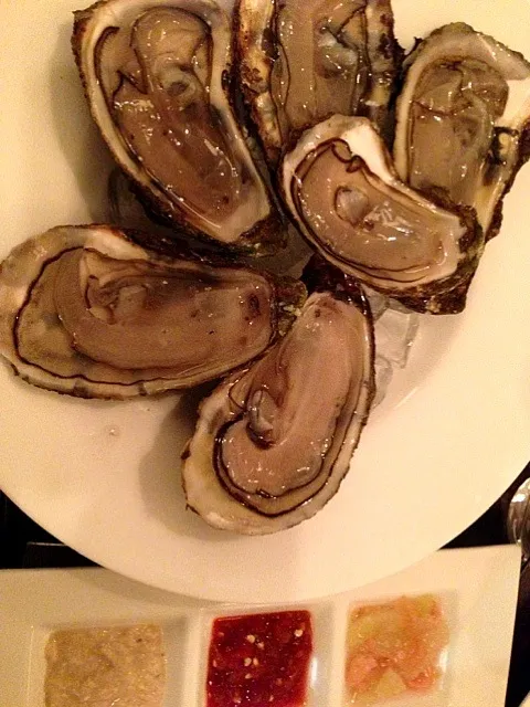 Snapdishの料理写真:Mabou oysters  on the half shell|michael nassarさん