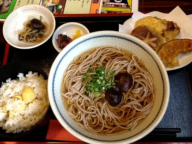 椎茸そば定食|すかラインさん