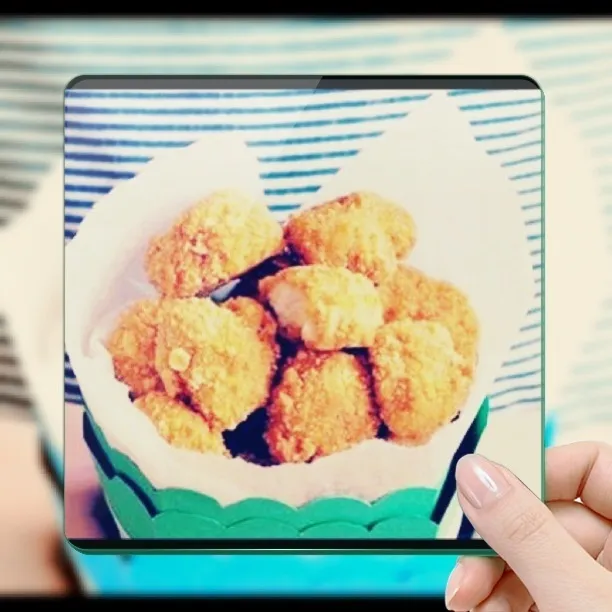 Popcorn chicken with cheese & cornflakes|laumeikuanさん