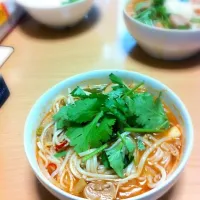 Snapdishの料理写真:トムヤムクンラーメン|yamada makikoさん