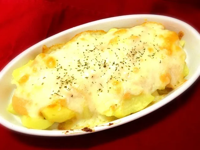 明太マヨポテトのチーズ焼き|あやさん