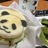 Snapdishの料理写真:笹大盛りバーガー|viviさん