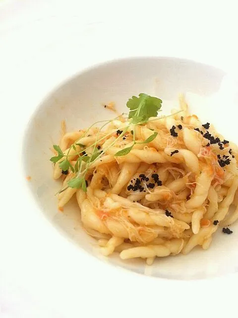 pasta with sea urchin|Tinky 🍒さん