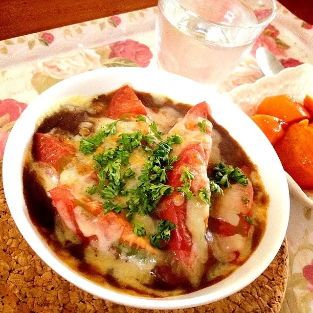 Snapdishの料理写真:トマトカレードリア|chieko ♪さん