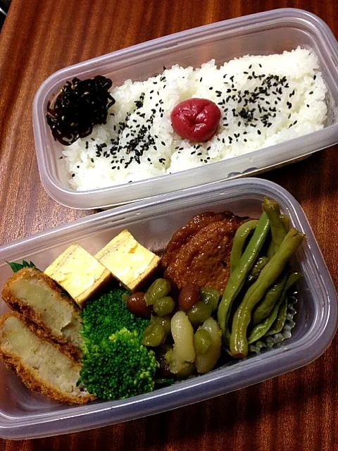 今日の弁当◯コロッケ|ハタボーさん