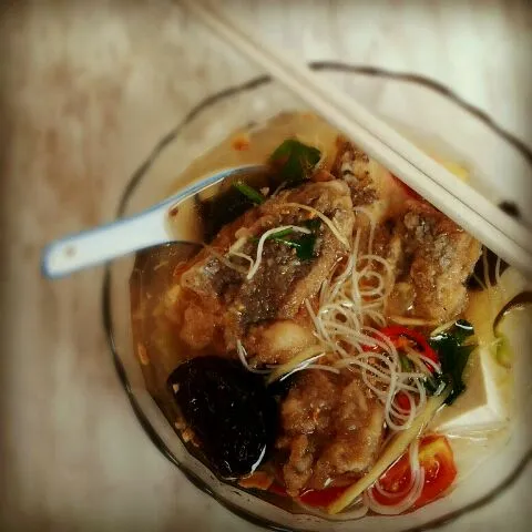 fish head rice noodle soup|Raine Melissa Rimanさん