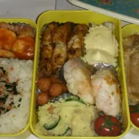 Snapdishの料理写真:愛妻弁当|みきさん