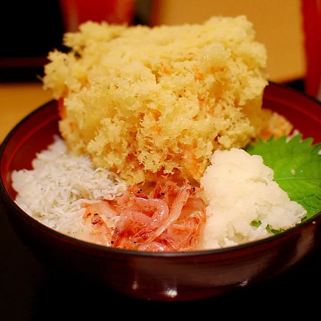 桜えび、しらすのかきあげ丼|seraさん