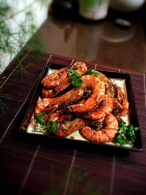 Black pepper prawn|rick chanさん