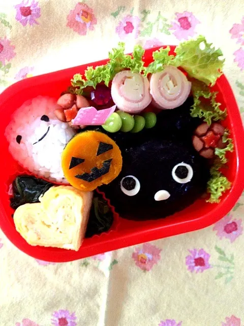 黒猫ハロウィン弁当☆|ayuさん