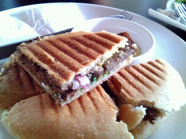 Snapdishの料理写真:roasted lamb panini|Raine Melissa Rimanさん