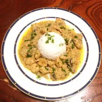 鶏のクリーム煮カレー風味|かるでんさん