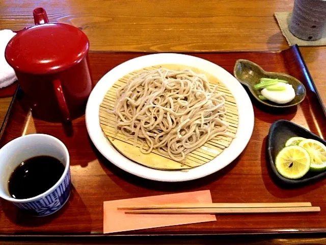 新蕎麦、カボスざるそば|ヒロさん