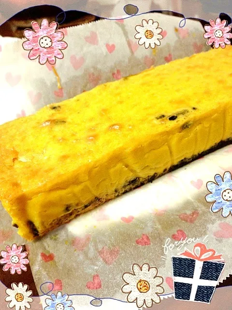 Snapdishの料理写真:かぼちゃのチーズケーキできたー*｡.:*ヽ(*´∀`*)ﾉ*｡.:*|Drアルパカさん