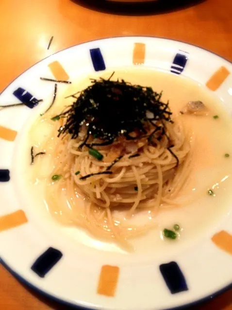 大根おろしとあさりのスパゲッティ|おばちさん