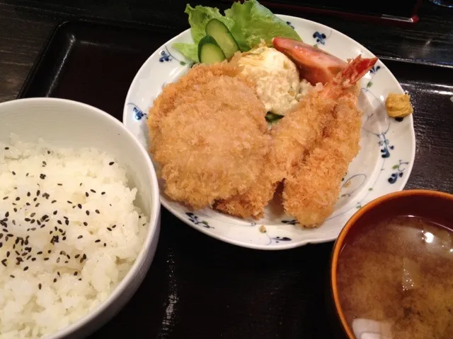 エビ・ヒレカツ定食|shinoktzwさん