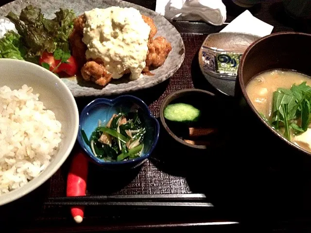 チキン南蛮定食|ぶっちさん