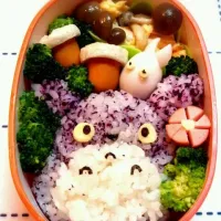 Snapdishの料理写真:トトロ弁当|あきゆさん