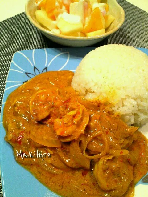 えびのココナッツカレー|麻紀子さん