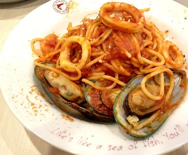 Snapdishの料理写真:Seafood Marinara|I make food look good. 😎さん