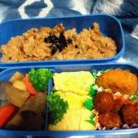 Snapdishの料理写真:今日のお弁当(^^)|ぷりんぱんさん